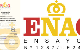 El laboratorio de materiales de construcción de NOTIO está acreditado por ENAC
