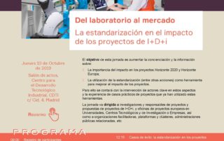 UNE: Jornada estándares y proyectos de I+D+i