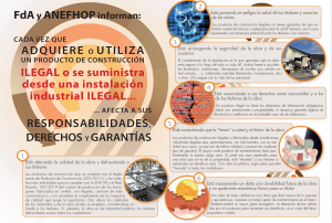 ANEFA NOTIO productos de construcción