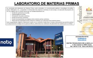 NOTIO: ENSAYOS DE MATERIAS PRIMAS