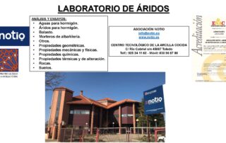 NOTIO: ENSAYOS DE ÁRIDOS