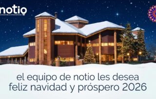 NOTIO LES DESEA FELICES FIESTAS